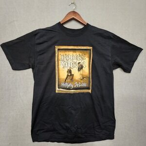 Brooks & Dunn Hillbilly Deluxe Anvil Black T-Shirt Size Large New Condition